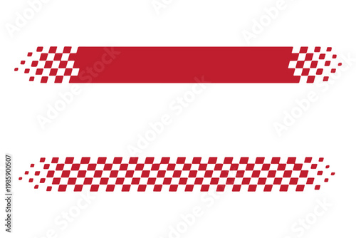 Racing stripes for car tuning and customization pack with vector stickers for vehicle wraps, body graphics, vinyl decals, and isolated car stripe illustrations on white background