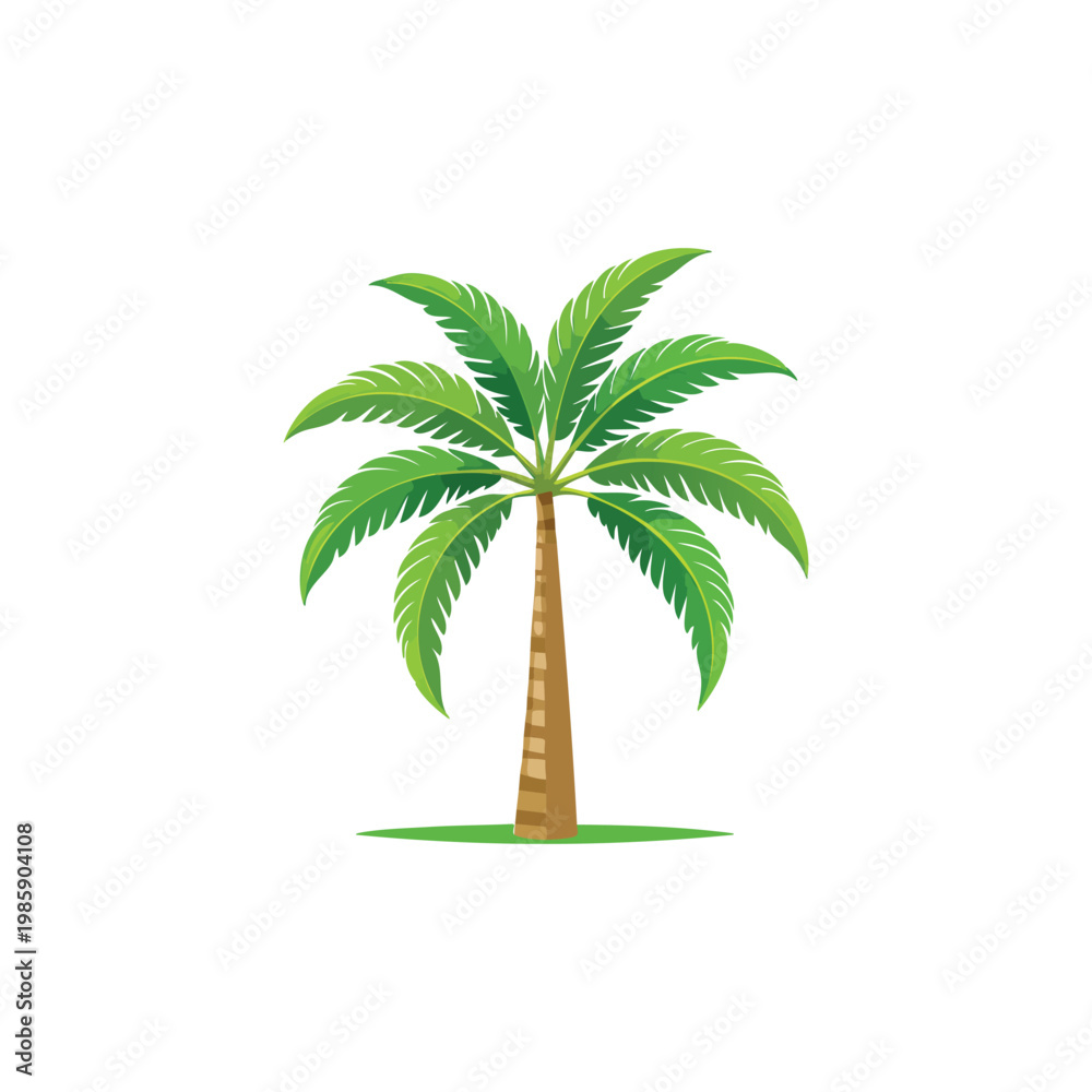 Obraz premium Palm tree design element idea with modern style concept