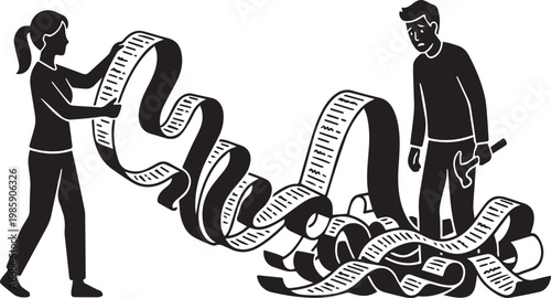 Long Honey Do List Silhouettes for Husband Chores Humor