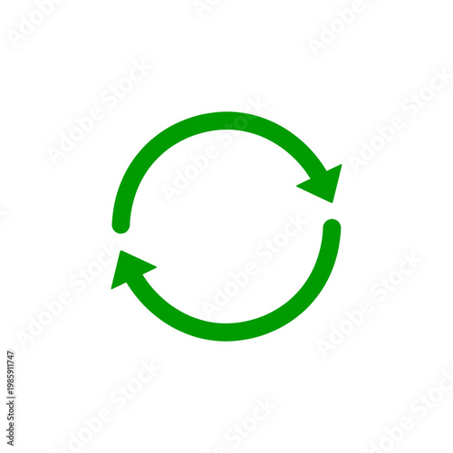 サークル矢印アイコン – 更新・リフレッシュ・同期・ループ