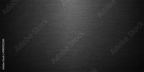 Dark brushed steel plate with a grey metallic texture and shiny industrial silver pattern for a stainless aluminum material backdrop