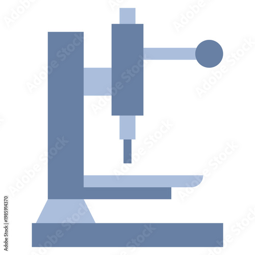 Pillar Drilling Machine icon, Flat design style vector illustration