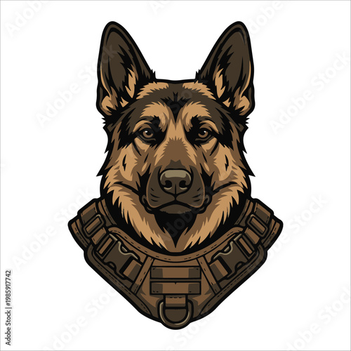 Fierce Piranha Fish with Sharp Teeth and Red Fins, Aggressive Aquatic Predator Illustration