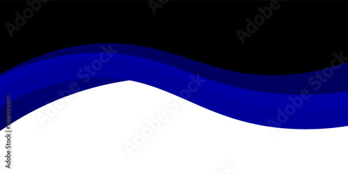 Modern Blue Fluid Wave Border Background with Clean Corporate Layout Design,suit for banner, web, and presentation
