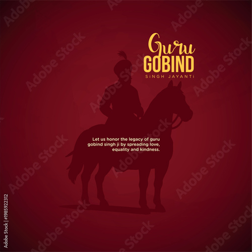 Guru GOBIND
SINGH JAYANTI : Let us honor the legacy of guru gobind singh ji by spreading love, equality and kindness.