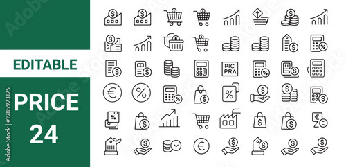 Price Tag, Percentage, Invoice, Estimate, Bills for Business and Finance