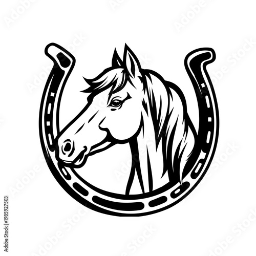 horse symbol vector