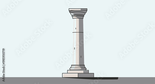 A tall column stands on a memorial during Confederate Memorial Day