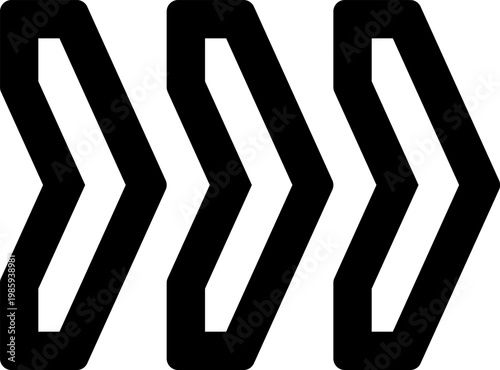 Arrow icon. Sideways set. Swipe or Scroll. UI Design elements for your web, app, presentations, etc. Striped direction.