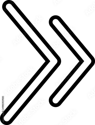 Arrow icon. Sideways set. Swipe or Scroll. UI Design elements for your web, app, presentations, etc. Striped direction.