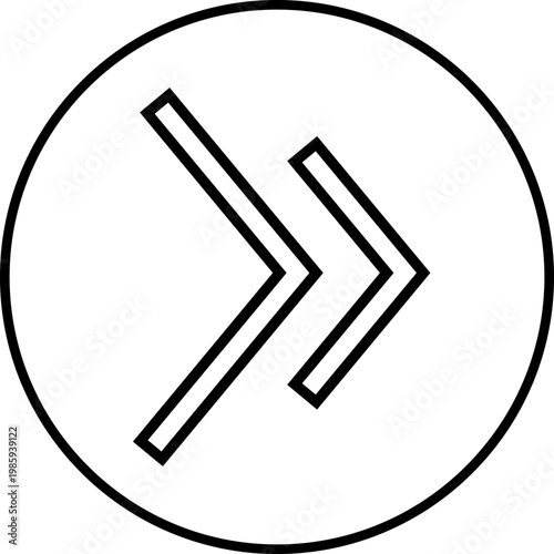 Arrow icon. Sideways set. Swipe or Scroll. UI Design elements for your web, app, presentations, etc. Striped direction.