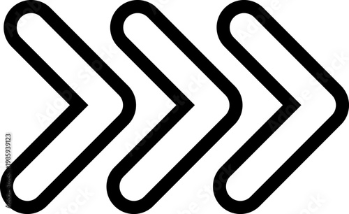 Arrow icon. Sideways set. Swipe or Scroll. UI Design elements for your web, app, presentations, etc. Striped direction.