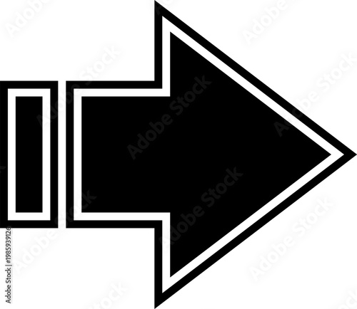 Arrow icon. Sideways set. Swipe or Scroll. UI Design elements for your web, app, presentations, etc. Striped direction.