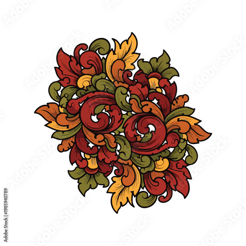Decorative Autumn Floral Arrangement