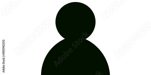 Bilde på lerret Blank avatar. Photo place holder.background modern eps.10
