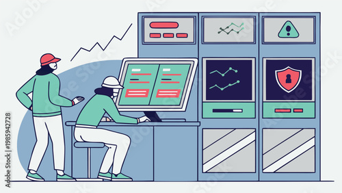 Digital banking and FinTech illustration set, featuring AI financial automation, mobile payments, data servers, and online security concepts.