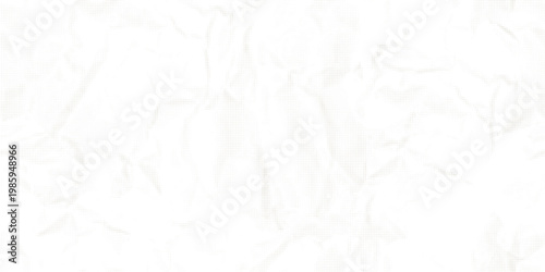 Crumpled paper overlay texture Light beige creased sheet , off white comic pop art bg, ecru dotted manga backdrop, grunge halftone collage banner template Vector illustration on transparent background