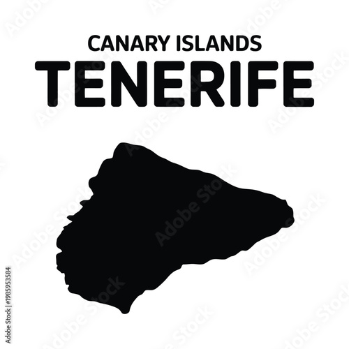 A graphic representation showcasing tenerife an island within the canary islands archipelago high quality professional