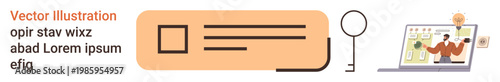 Cybersecurity, online platforms, data protection, identity validation, technology learning, user interaction. Keycard with digital system, person analyzing data. Cybersecurity and online platforms