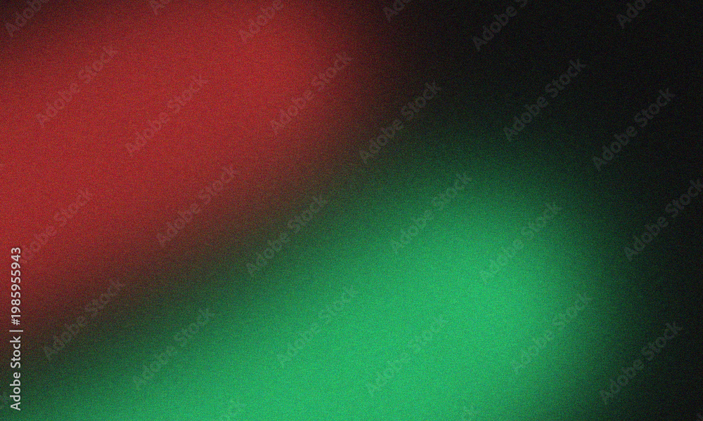 Obraz premium Abstract gradient bokeh with vibrant red and green light blur on dark background