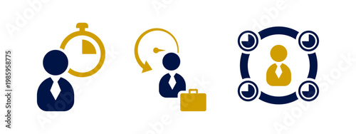 working hours icon vector illustration. working hours icon in flat style.