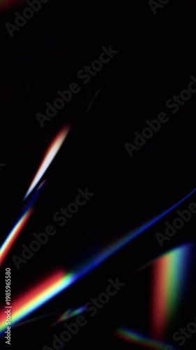 Abstract animation, iridescent background design, vertical 4k seamless loop 3d animation