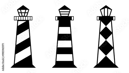 light house tower icon