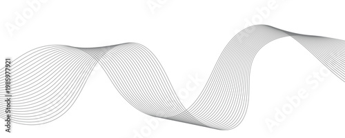 Abstract Wave Line Background