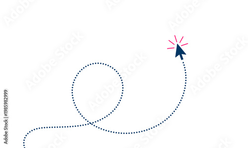 icona, freccia, cursore, mouse, click, cliccare, sito web movimento