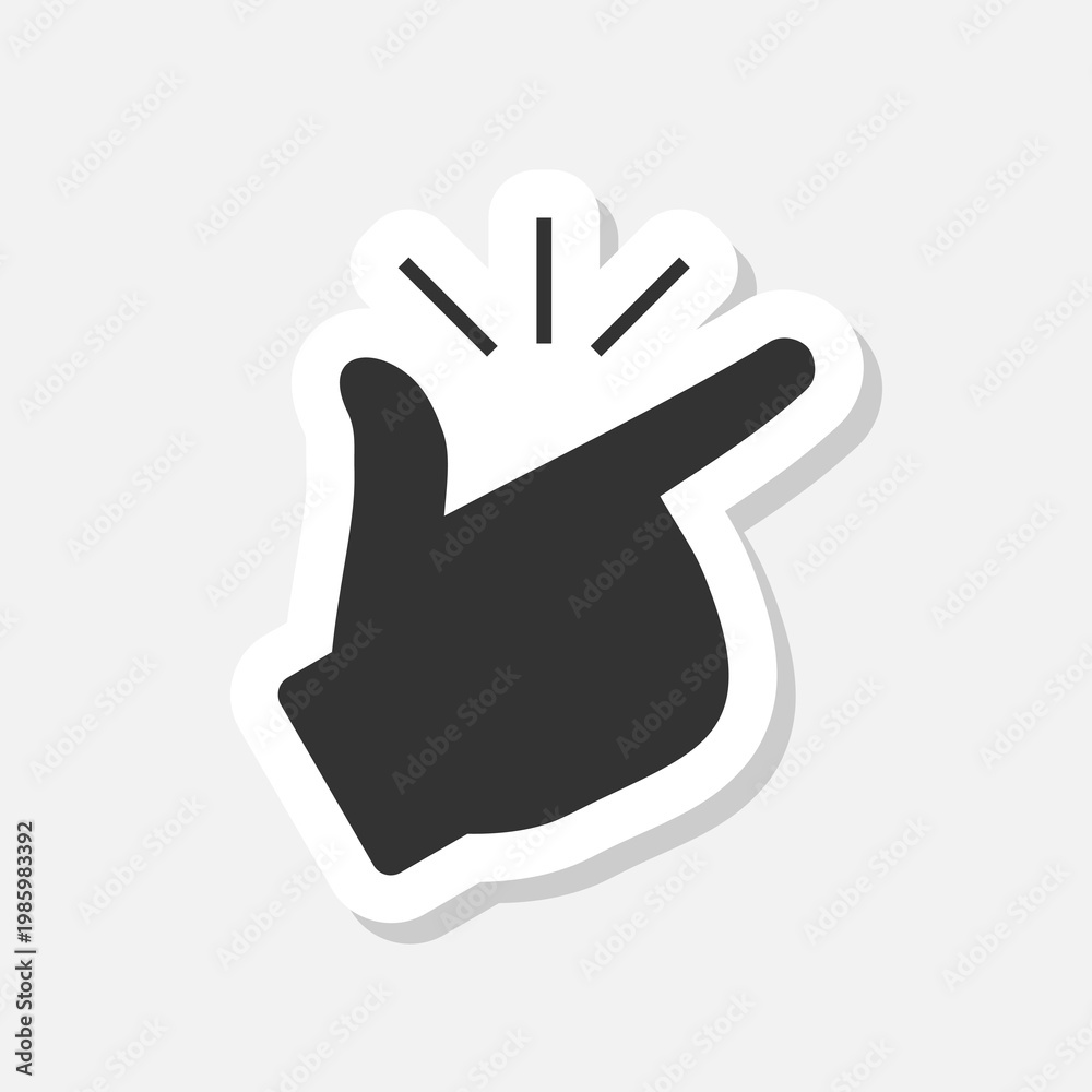 Obraz premium Make It Easy icon sticker isolated on gray background