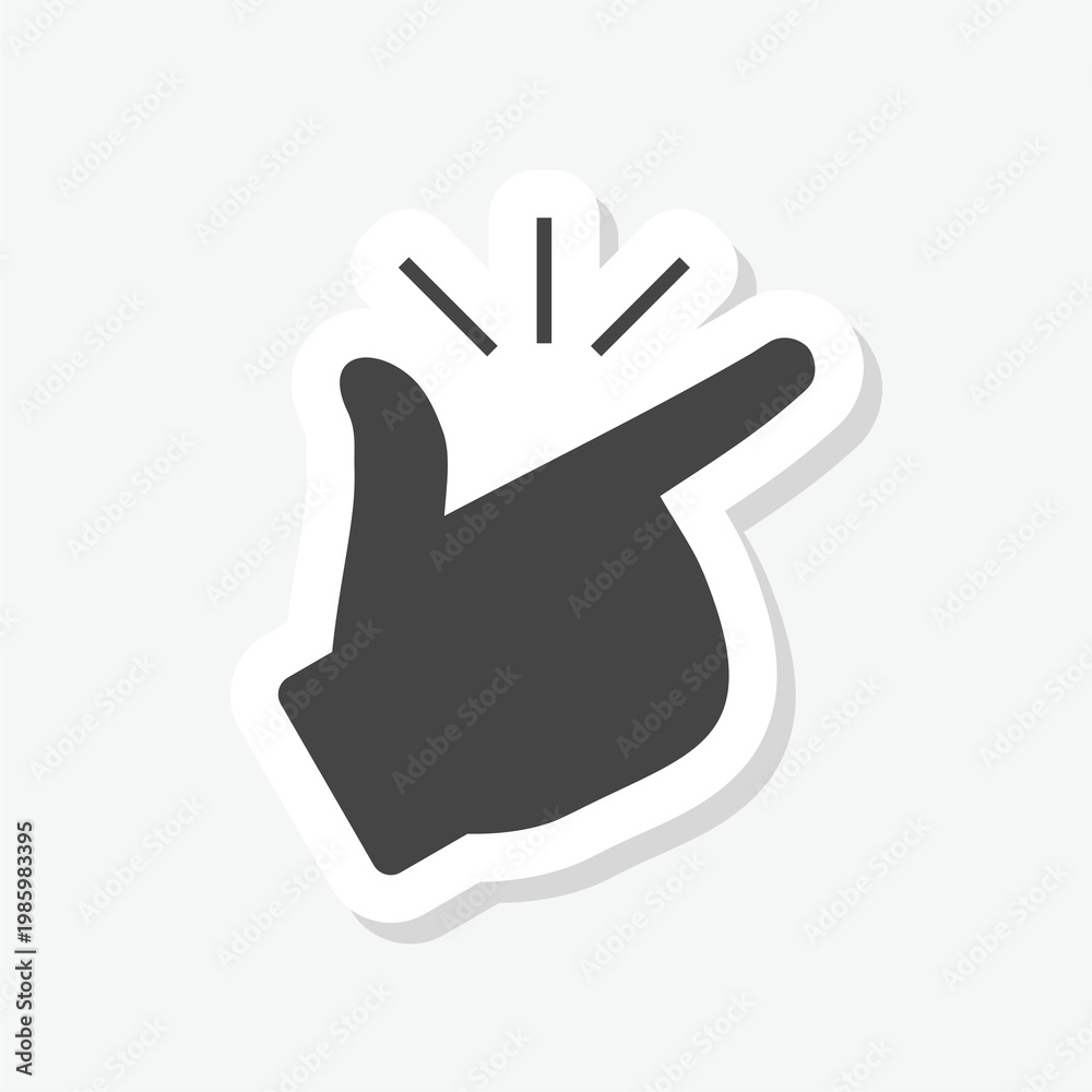 Obraz premium Make It Easy icon sticker isolated on gray background