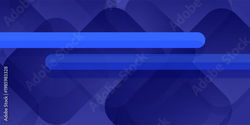 Abstract blue banner template for business conference or seminar, with modern geometric background and event date layout, perfect for corporate events, webinars and promotions