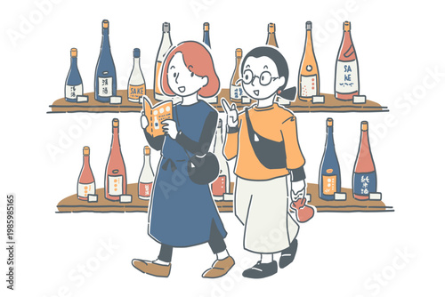 お酒を楽しむ女性たち