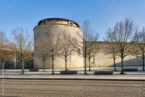 Bordeaux, France - Tower of the Minims (Tour des Minimes) in Fort of Ha (Chateau du Ha) 