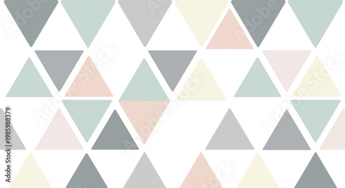 Soft pastel geometric triangle pattern background