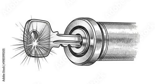 Close up spark plug electrode producing ignition spark.