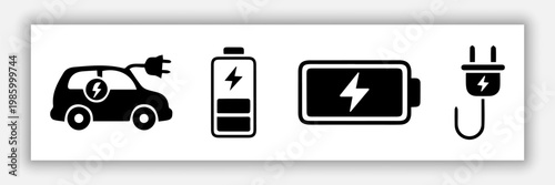Charging Icon bundle template