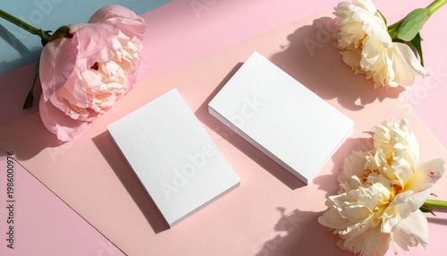 Floral blank cards