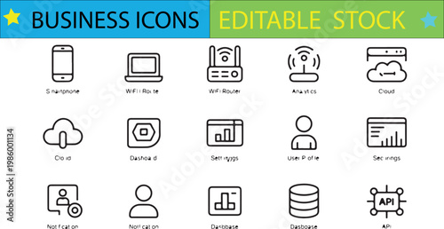 high quality BUSINE .eps image for stock marketplace