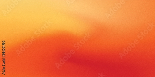 Warm orange yellow red gradient background. Autumn colored blurred wallpaper. Fall smooth gradation backdrop for banner, poster, leaflet, brochure, booklet. Vector abstract fiery template overlay