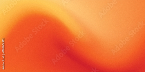 Warm orange yellow red gradient background. Autumn colored blurred wallpaper. Fall smooth gradation backdrop for banner, poster, leaflet, brochure, booklet. Vector abstract fiery template overlay