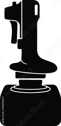Silhouette of a professional spray gun for painting vector design
