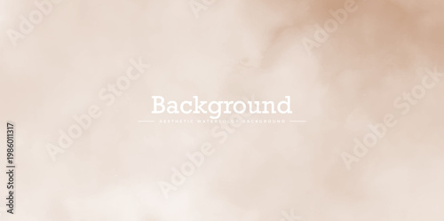 Abstract watercolor art background template. brown watercolor backdrop empty space for text, banner, presentation or product display graphic design