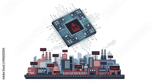 Semiconductor Shortage Affecting Global Industry and Manufacturing Production