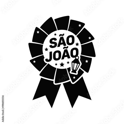 Rustic ox cart and accordion player festival silhouette