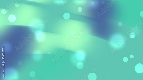 Gradient of blue green and bokeh style lighting perfect for backgrounds, web design, presentations, social media posts, and branding.
