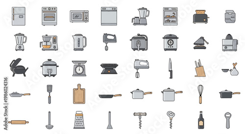 Kitchen Utensils and Cooking Tools.