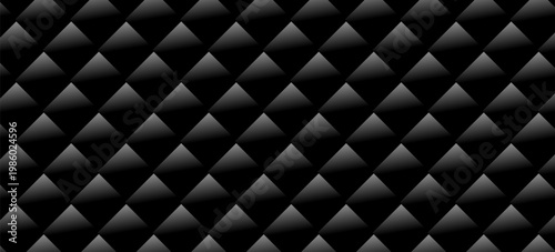 Luxury upholstered backdrop. Stitched layered background pattern. Leather textured sofa background. vector