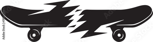 Skateboard, skateboard icon, black skateboard, skateboard silhouette, vector skateboard