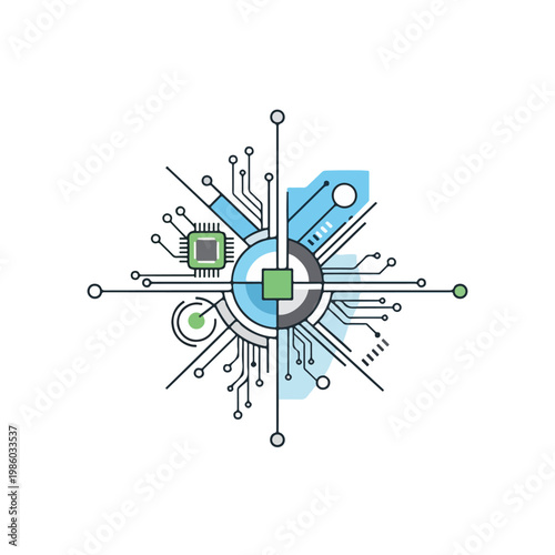 Abstract Circuit Center with Technology Elements